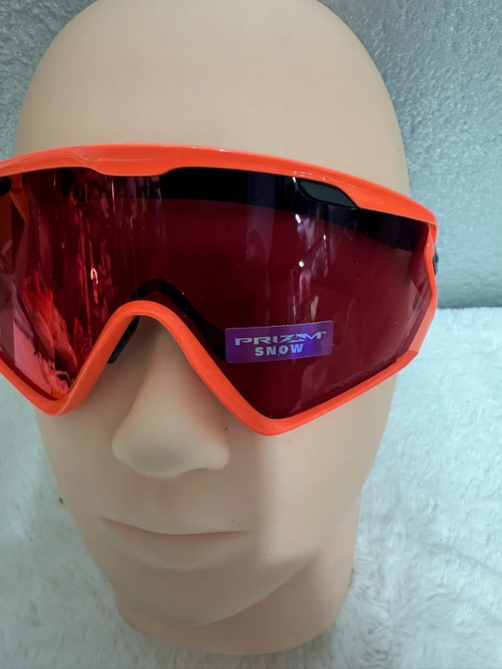 Oakley Snow Goggles with Bright Orange Frame and Red Lens - Picture 4 of 13
